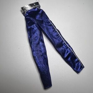 Vintage Blue Metallic 11" Fashion Doll Pants Likely LOL Surpise